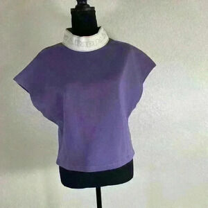 Kappa Logo Tape Elero Fleece Jacket purple women size Small